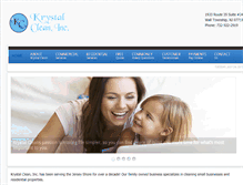 Tablet Screenshot of krystalclean.com